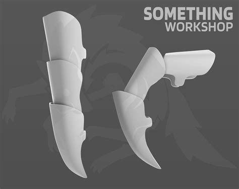 Modelo 3D de garra articulada para cosplay・Archivo STL para Impresión ...