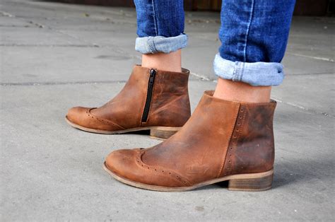 Womens Brown Leather Boots