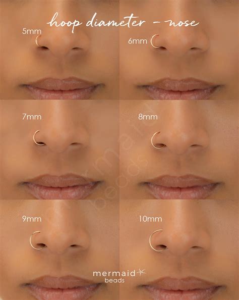 NOSE RING * seamless nose ring hoop * septum * gold nose ring * rose ...