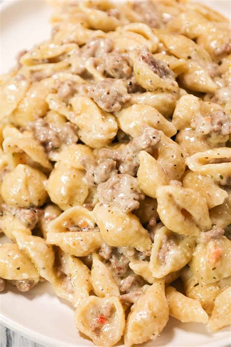 Creamy Ground Beef Pasta