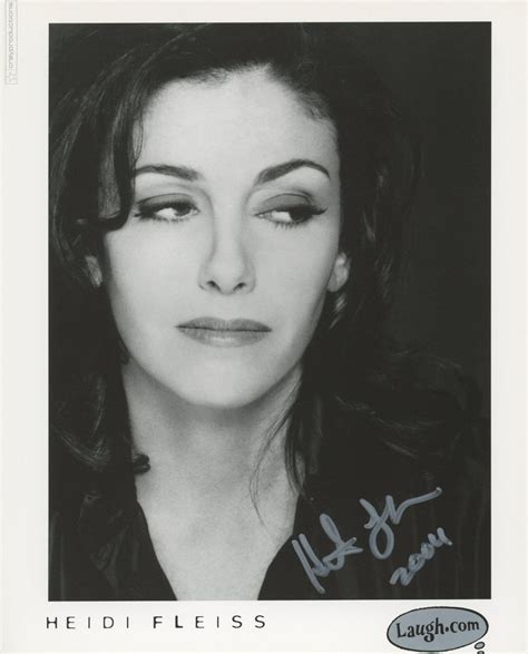 Heidi Fleiss "Hollywood Madam" signed photo