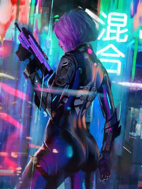 cyberpunk woman | Cyberpunk art, Cyberpunk character, Cyberpunk girl