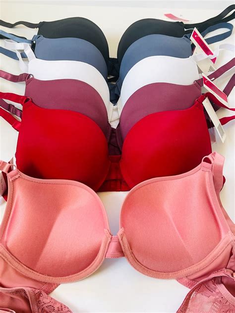 Lot 6 Pack Women's Bras Super Boost Push Up Bra Padded Add 2 cup Size ...