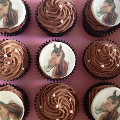 Horse themed cupcakes in 2025 | Cupcake cakes, Horse cupcake, Themed ...