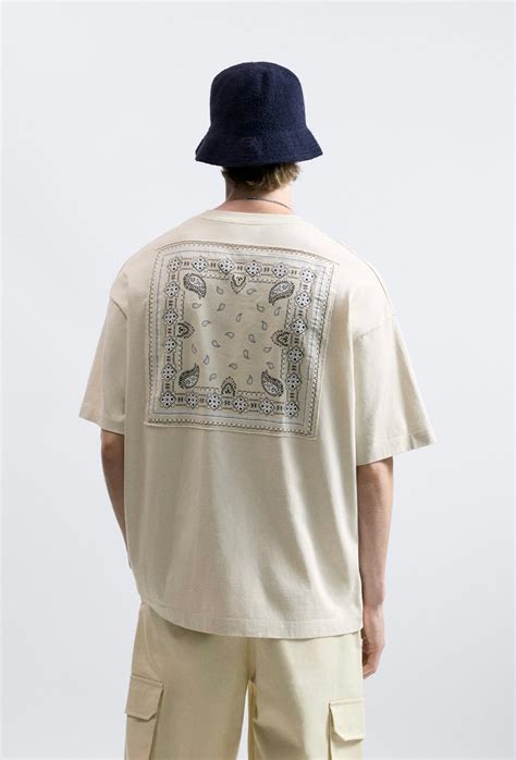 ZARA T-SHIRT WITH BANDANA PATCH – Garmisland