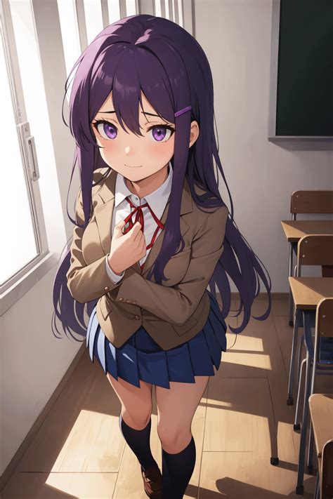 Yuri reads your poem and likes it (AI) : r/DDLCRule34