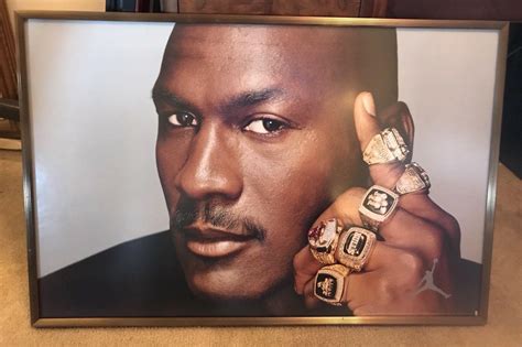 Michael Jordan 6 Rings Poster Original Nike Inc. 1999 Poster By ...
