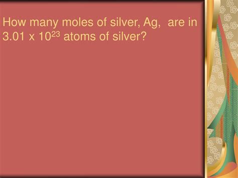 PPT - The Mole: A Measurement of Matter PowerPoint Presentation, free ...