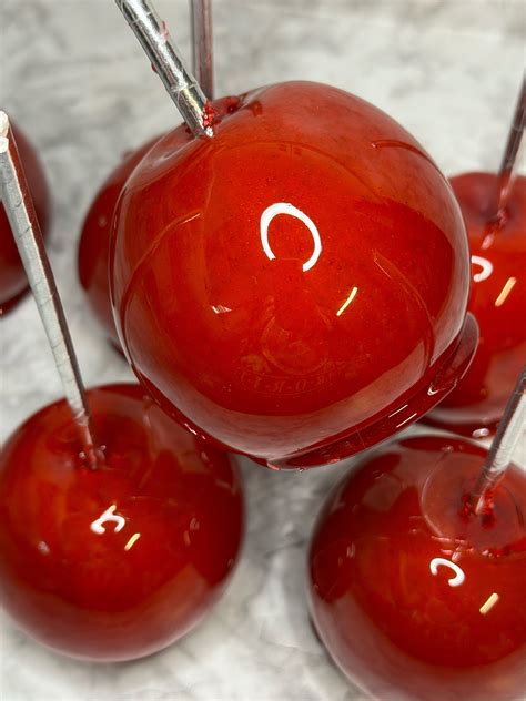 1/2 Dozen or 1 Dozen Classic Red Candy Apples Traditional - Etsy ...