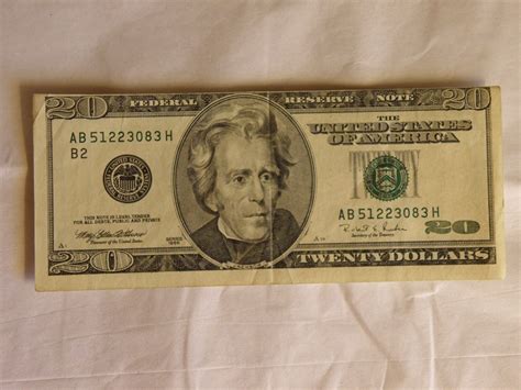 1996 Twenty Dollar Bill Error Misaligned Upshift Misprint | eBay