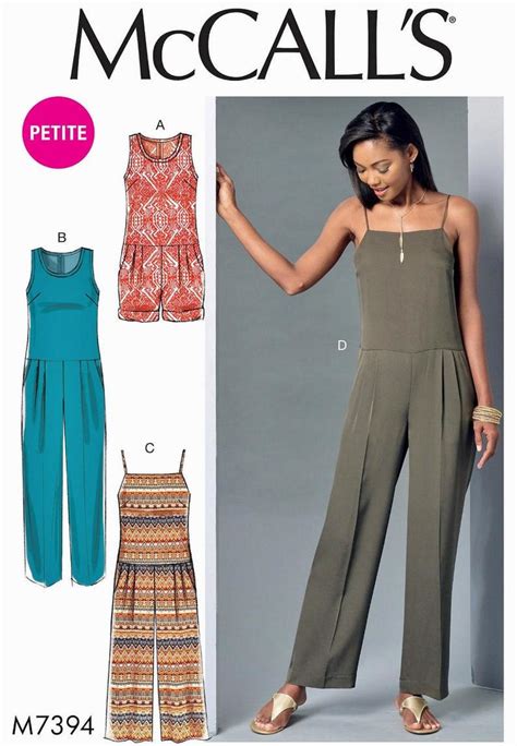 Womens Jumpsuit Sewing Pattern - Pattern Tips Archive