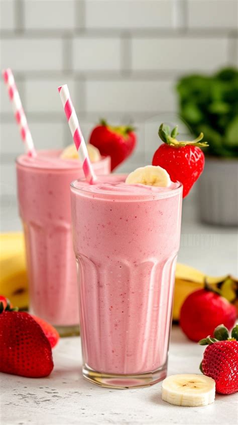 BANANA/STRAWBERRY SMOOTHIE
