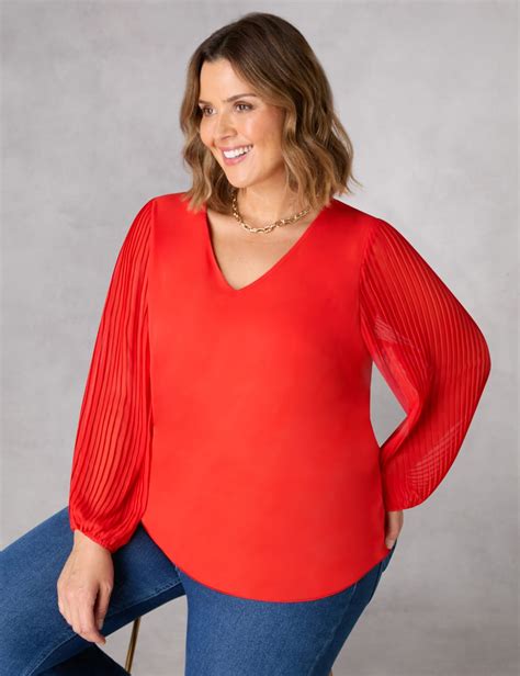 Women's Red Shirts & Blouses | M&S