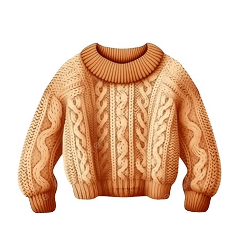 Woolen Warm Knitted Sweater Illustration Winter Autumn Element, Sweater ...