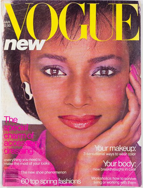 Sheila Johnson GIA CARANGI Jerry Hall RICHARD AVEDON Iman VERSACE Vogue ...