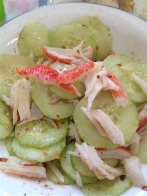Crab Cucumber Salad
