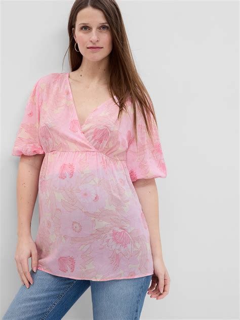 Gap 3pl Ss Woven W In Pink Floral | ModeSens