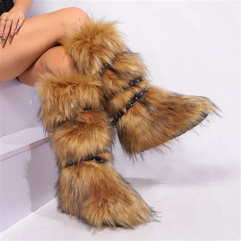 Y2K Fur Boots – Alicefurs