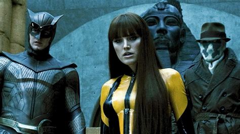 Watchmen HD Wallpaper: Rorschach, Nite Owl & Silk Spectre with Malin ...