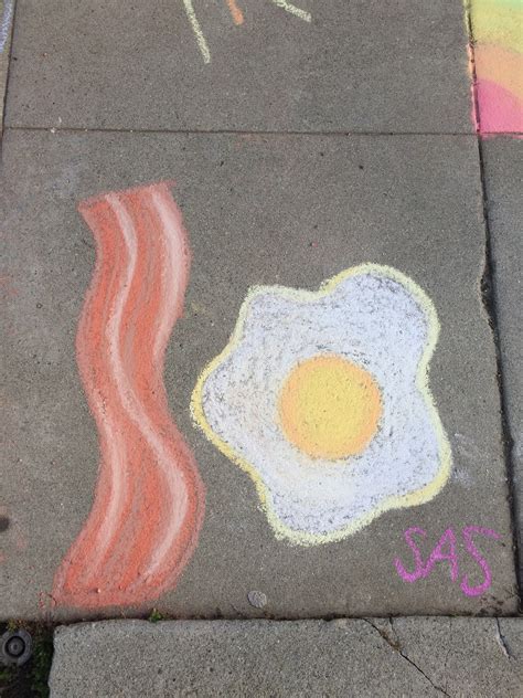 Easy Chalk Drawings, Art Drawings Simple, Cool Drawings, Side Walk ...