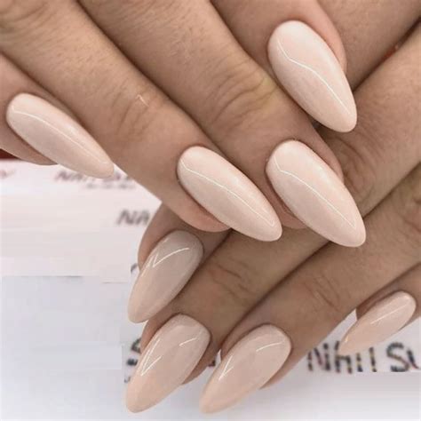 Amazon.com: Modelones Medium Almond Nail Tips 500Pcs Clear False ...