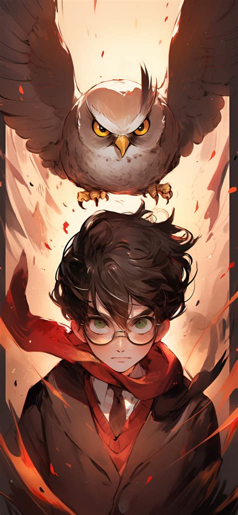 Harry Potter & Owl Art Wallpapers - Harry Potter Wallpapers iPhone