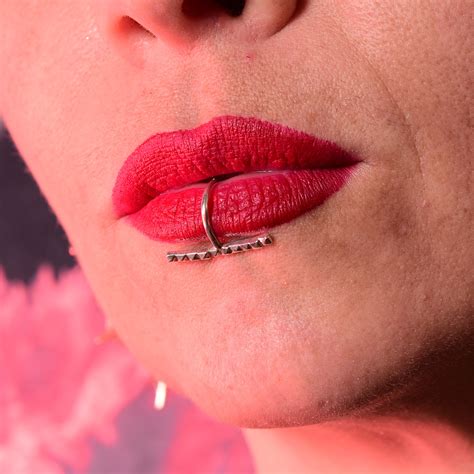 How To Make Fake Lip Ring at Cameron Whitman blog