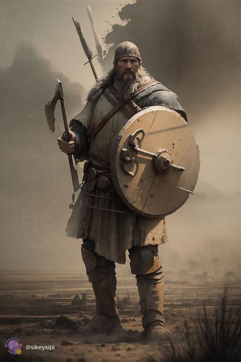 🌄🛡️ Время и Слава: Портрет Викинга в Галерее Памяти 🕰️👑 Art&Viking ...