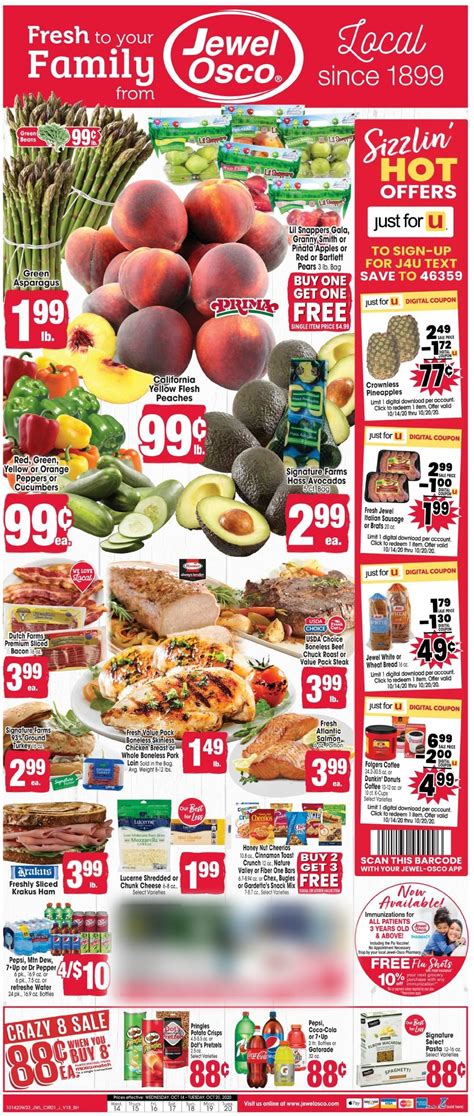 Jewel Osco Ad Circular - 10/14 - 10/20/2020 | Rabato