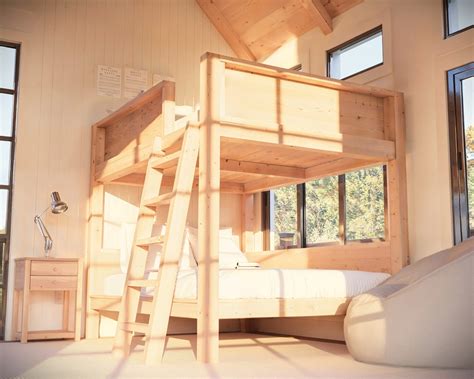 Blueprints to Building a Full Over Full Bunk Bed - DIY projects plans