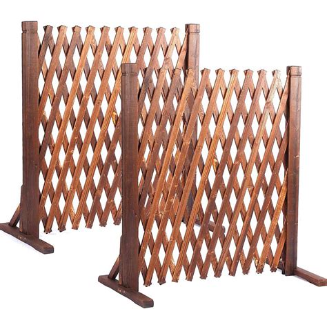 Snapklik.com : Uyouous Garden Fence Wood Garden Fencing 2 Pack ...