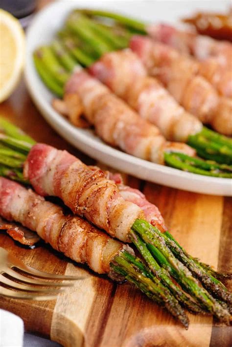 Crispy Oven Bacon Wrapped Asparagus - Southern Plate