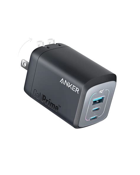 Anker Prime 100W USB C Charger, Anker GaN Wall Charger, 3-Port Compact ...