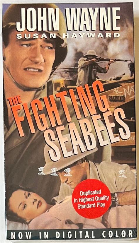 The Fighting Seabees vhs Sealed - Etsy
