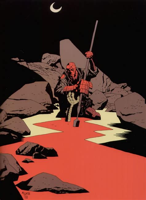 The art of hellboy | Mike mignola, Mike mignola art, Hellboy art