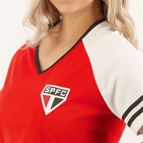 São Paulo Cheerleader Women Red Shirt - FutFanatics