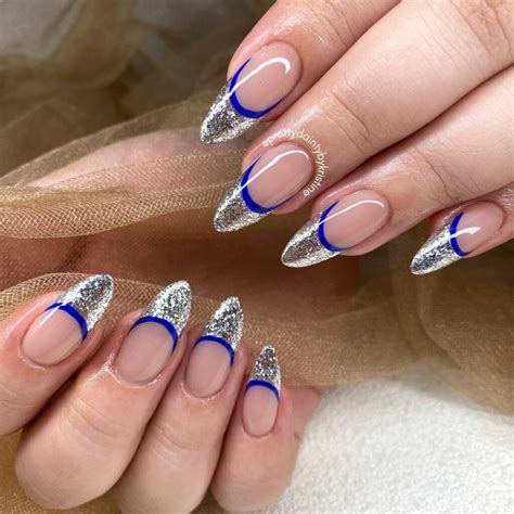 37 Stunning Blue And Silver Nail Designs To Try - Nail Designs Daily
