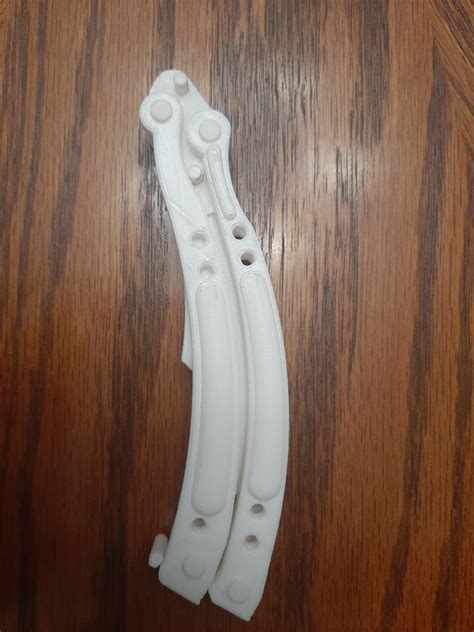 Cool 3D printed butterfly knife I printed : r/3Dprinting