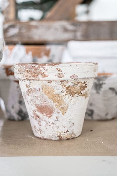 Easy DIY Aged Terra Cotta Pots | B Vintage Style