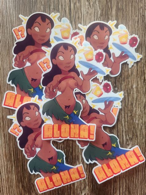 Nani Pelekai NSFW Aloha Sticker Lilo and Stitch - Etsy