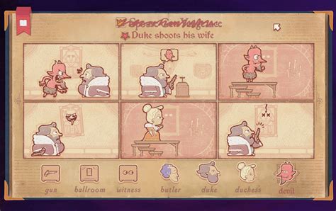 How to Solve Duke Shoots His Wife in Storyteller