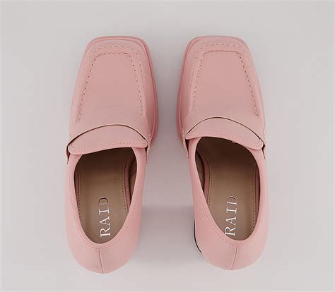 Raid Fancy Platform Loafers Pink - Women’s Loafers