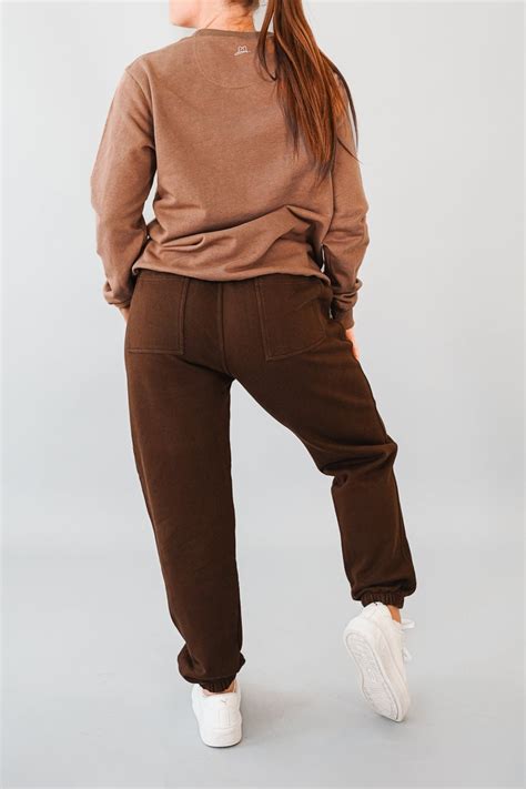 WORN & HAGGARD - Signature Heavyweight Brown Sweatpants & Worn & Haggard