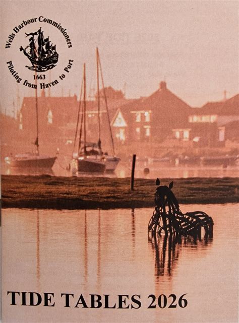 Tide Table 2026 Booklet - Port of Wells