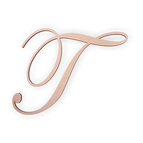 Cursive Letter T
