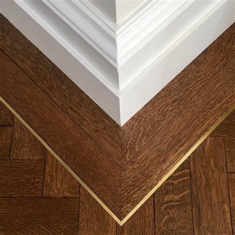 Паркет с металлом — Киреевская паркетная фабрика | Wood floor design ...