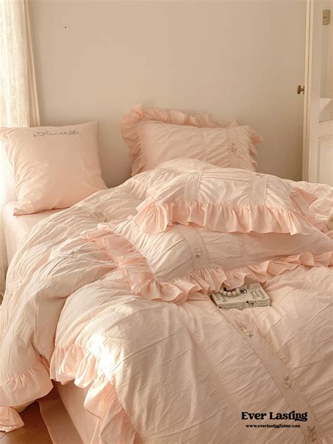 Embroidered Lace Ruffle Bedding Bundle | Best Stylish Bedding | Ever ...