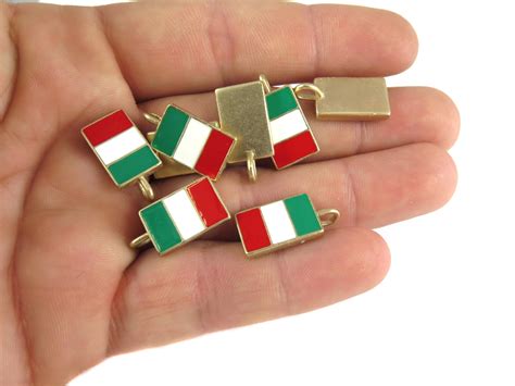 Solid Gold Flag Charms at Helene Winkleman blog