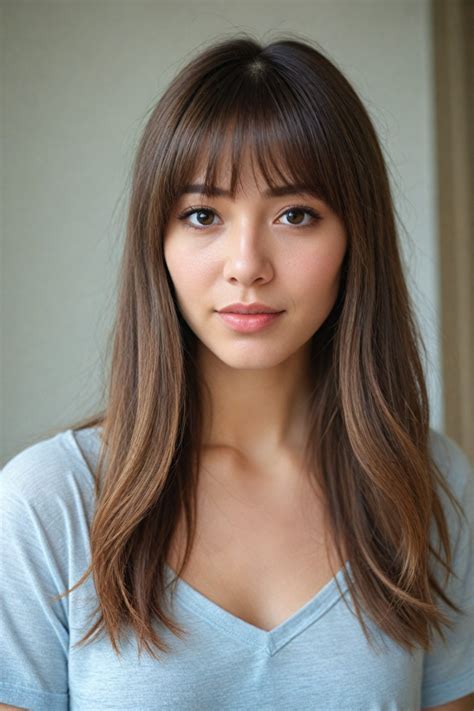 Wispy Bangs Hairstyle Ideas: Perfect Styles for All Hair Types - GLAMA