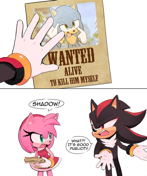 sonic the hedgehog, amy rose, and shadow the hedgehog (sonic) drawn by ...